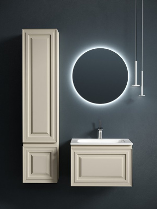 Тумба подвесная SANCOS Very 590х445х406, c одним  ящиком оснащенным доводчиками, Beige Soft , арт.VR60CE Тумба подвесная SANCOS Very 590х445х406, c одним  ящиком оснащенным доводчиками, Beige Soft , арт.VR60CE