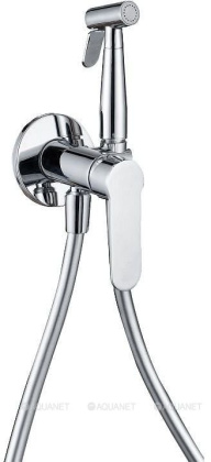 Смеситель с гигиеническим душем Aquanet Passion AF300-52С (с внутренней частью)