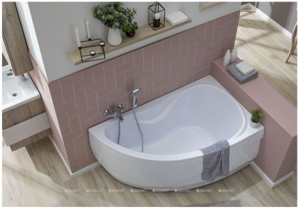 Акриловая ванна Aquanet Maldiva 150x90 R Акриловая ванна Aquanet Maldiva 150x90 R