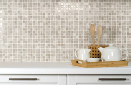 Мозаика, нат. мрамор, GREY POLISHED 20х20, Classic