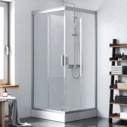 DX35WG-403-090MT Душ. огр.Skyline Square  90х90x190, профиль мат. Хром, стекло прозрачное,ручка New DX35WG-403-090MT Душ. огр.Skyline Square  90х90x190, профиль мат. Хром, стекло прозрачное,ручка New