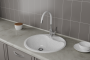 Смеситель для кухонной мойки с гибким изливом RUSH Siple (SI7335-60White) Смеситель для кухонной мойки с гибким изливом RUSH Siple (SI7335-60White)