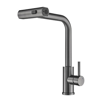 Смеситель для кухни с выдвижной лейкой Shevanik S263 S263T Смеситель для кухни с выдвижной лейкой Shevanik S263 S263T