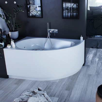 Ванна  Вирго лев.пустая с фр.экр.