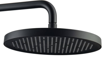 Верхний душ настенный 260мм AQUATEK, матовый черный AQ2080MB 