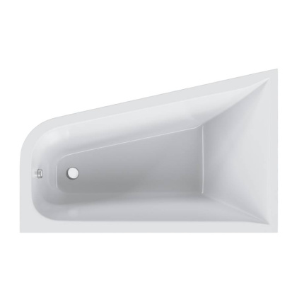 Акриловая ванна spirit ассиметричная 160x100, без слива-перелива, левосторонняя