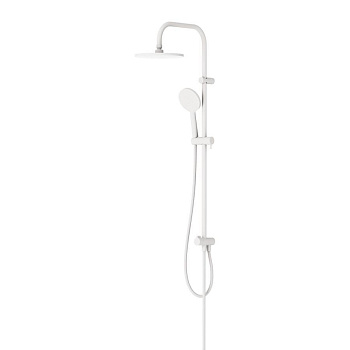 DX977700200 Origin Bit душ. система: верхний душ 230мм, ручн.душ 120мм, 1 режим, штанга 1010мм, Белый