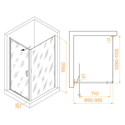 Душевой уголок  90*110*195 RGW SV-145B (SV-05B + Z-050-2B) Прямоуг./Чёрный/Прозрачное/8 мм (Easy) Душевой уголок  90*110*195 RGW SV-145B (SV-05B + Z-050-2B) Прямоуг./Чёрный/Прозрачное/8 мм (Easy)