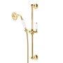 CZR-SD-03/24-Bi Душевой гарнитур классика, золото, ручка белая