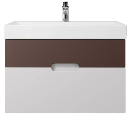 Тумба под раковину Creto Malibu Chocolate Soft 80