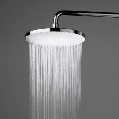 Душевая колонна FONTE на 3 потока с фиксированным изливом и механическим смесителем, хром Душевая колонна FONTE на 3 потока с фиксированным изливом и механическим смесителем, хром