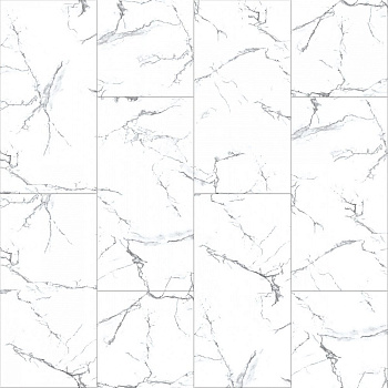 Виниловый SPC ламинат Royce Quadro QV-608 МРАМОР БЛИСС (4мм/42кл/1,8м2) (600мм*300мм), м2