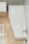 Акриловая ванна Riho Rething Space 170x90 R Plug & Play Акриловая ванна Riho Rething Space 170x90 R Plug & Play