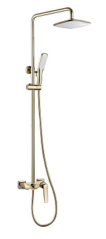 Стойка для душа со смесителем VENTURO золото