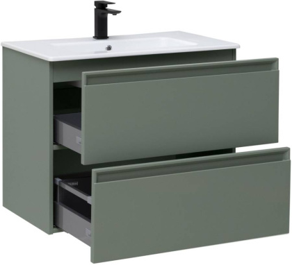 Тумба под раковину Allen Brau Eclipse 80 1.E1002.CGM олива матовый