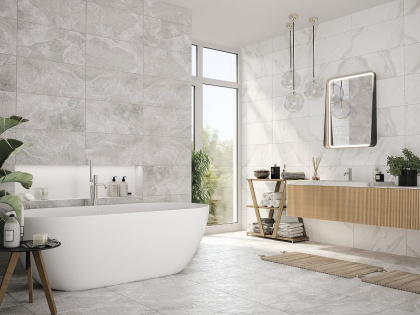 16302 Плитка грес глаз. Infinity_Сers Сер. 59,8*29,7 _рельеф 1 \56,64