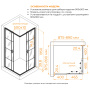 Душевой уголок RGW PA-34B 900x900