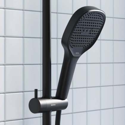 940020300 Merkur ручной душ, квадрат 3 функции, Черный