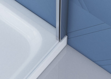 DUE-AH-1-120/80-C-CR Душевой уголок