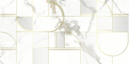 Декор 18-03-00-3608-1 Laurel белый (60см*30см*9мм) (5шт/0,9м2) .,шт