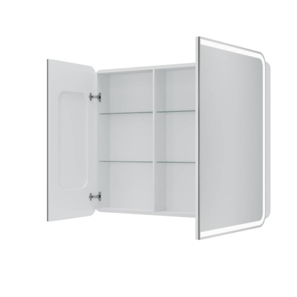 Зеркальный шкаф Creto Eles с LED-подсветкой 1000х800