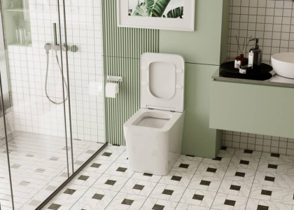 Приставной унитаз Abber Rechteck AC1211 с микролифтом