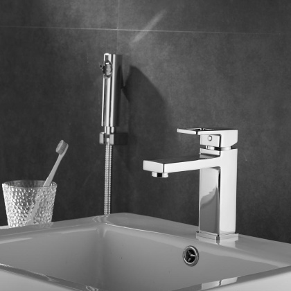 Смеситель для раковины латунь, хром S8271 Смеситель для раковины латунь, хром S8271