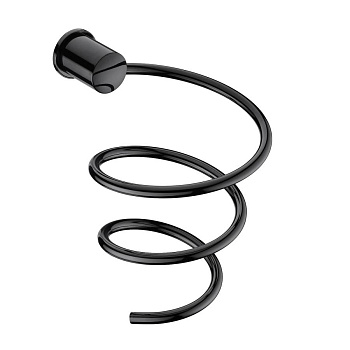 K-1080POLISHED BLACK Держатель фена