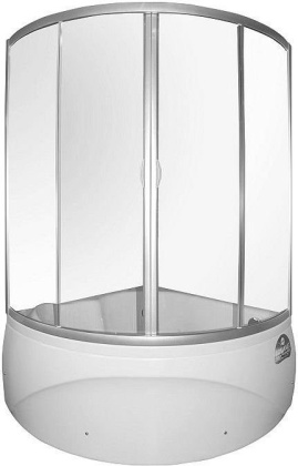 Шторка для ванны Aquanet Fregate, прозрачное стекло