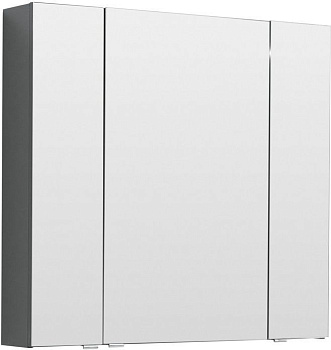 Зеркало-шкаф Aquanet Алвита 90 серый антрацит Зеркало-шкаф Aquanet Алвита 90 серый антрацит