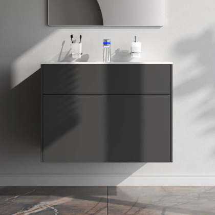 База под раковину подвесная, 60х80,8х49,2 см, серая, M50AFHX0803GM