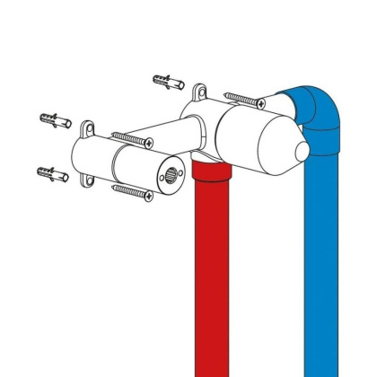 Смеситель Timo Saona 2372/00SM для раковины скрытого монтажа, хром