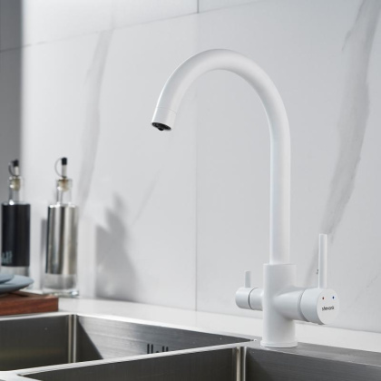 Смеситель для кухни со встроенным фильтром (краном) под питьевую воду Shevanik S128 S128C Смеситель для кухни со встроенным фильтром (краном) под питьевую воду Shevanik S128 S128C