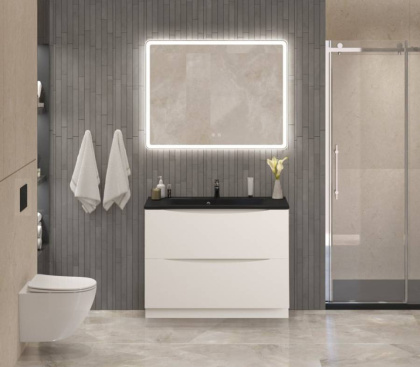 Тумба с раковиной напольная BelBagno MARINO 100 Bianco Lucido Тумба с раковиной напольная BelBagno MARINO 100 Bianco Lucido