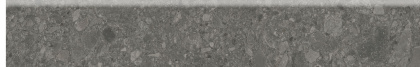 Плинтус Чеппо ди Гре антрацит матовый обрезной 60x9,5x0,9