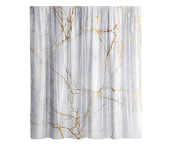 Шторка для ванной Sauer, 180х200 см, белая, SC-79101