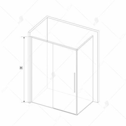Душевой уголок RGW SV-42 32324270-11 100 х 70 см прямоугольный, хром