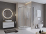 Душевой уголок BelBagno UNO-195-R-2-100-CH-CR Душевой уголок BelBagno UNO-195-R-2-100-CH-CR