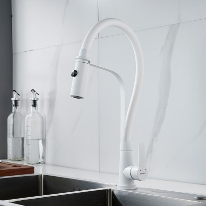 Смеситель для кухни с гибким изливом Shevanik S943 S943C-1 Смеситель для кухни с гибким изливом Shevanik S943 S943C-1