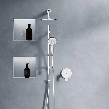 947530000 Apollo встраиваемая душевая система с душевым смесителем и штангой, хром