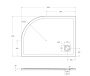 TRAY-MR-UNO-RH-120/80-550-35-W-R-CR Поддон из искусственного мрамора в комплекте с сифоном с декоративной накладкой (хром) TRAY-MR-UNO-RH-120/80-550-35-W-R-CR Поддон из искусственного мрамора в комплекте с сифоном с декоративной накладкой (хром)