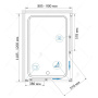 Душевой уголок RGW Classic CL-44B 120х90 32094492-14 профиль Черный стекло прозрачное Душевой уголок RGW Classic CL-44B 120х90 32094492-14 профиль Черный стекло прозрачное