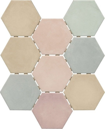 Керамогранит SG1007N Патакона микс полотно из 9 частей 12*10,4*7 (72шт\0,67м2), м2