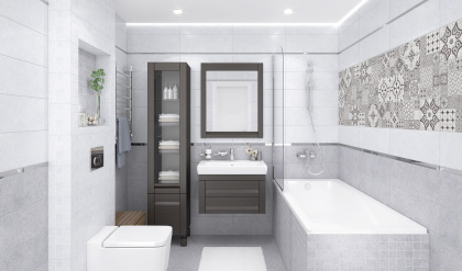 Декор MM60108 Mason мозаичный серый 20*60,шт