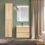 Тумба с раковиной подвесная BelBagno KRAFT 60 Rovere Tabacco, раковина белая Тумба с раковиной подвесная BelBagno KRAFT 60 Rovere Tabacco, раковина белая