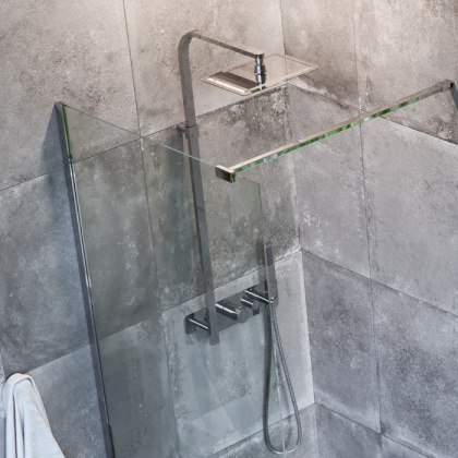 Термостатическая душевая система скрытого монтажа EXCELLENT Rain Krotos AREX.8081CR (хром)