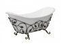 Кованая подставка для ванны "Скарлет" В (патина)