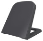 Сиденье с крышкой Scala, дюропласт, плав.опускание, матовый антрацит, A0322-020, шт