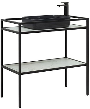 Консоль под раковину Allen Brau Liberty 90 1.33004.BB черный браш Консоль под раковину Allen Brau Liberty 90 1.33004.BB черный браш