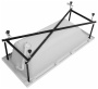 Каркас сварной для акриловой ванны Aquanet Bright 165x70